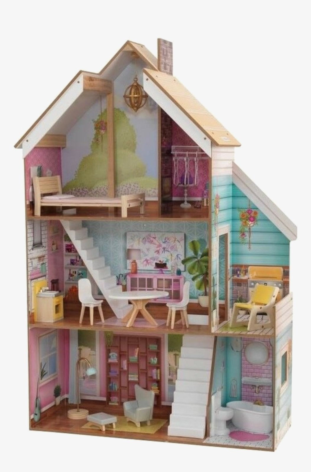 Maison de poupée en bois Kidkraft Juliette, Enlèvement, Comme neuf, Maison de poupées