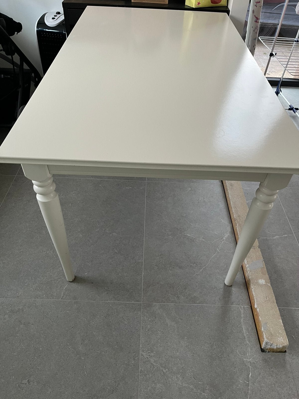Uitschuifbare eettafel, Huis en Inrichting, Tafels | Eettafels, Ophalen, Zo goed als nieuw