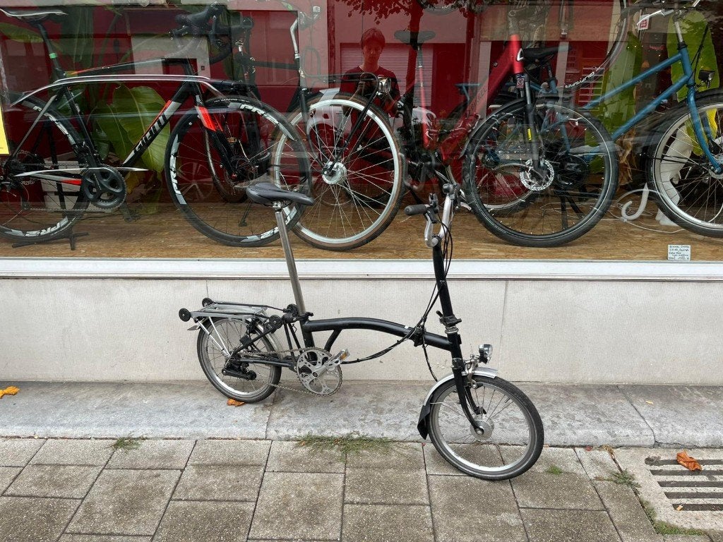 Brompton - 2*3 versnell. - zo goed als nieuw met garantie, Ophalen, Brompton, 14 tot 16 inch, Versnellingen