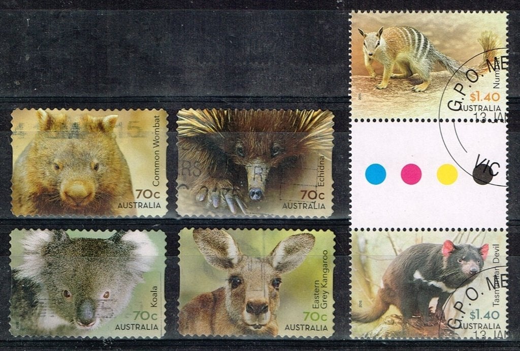 Postzegels uit Australie - K 6161 - inheemse dieren, Postzegels en Munten, Verzenden, Gestempeld