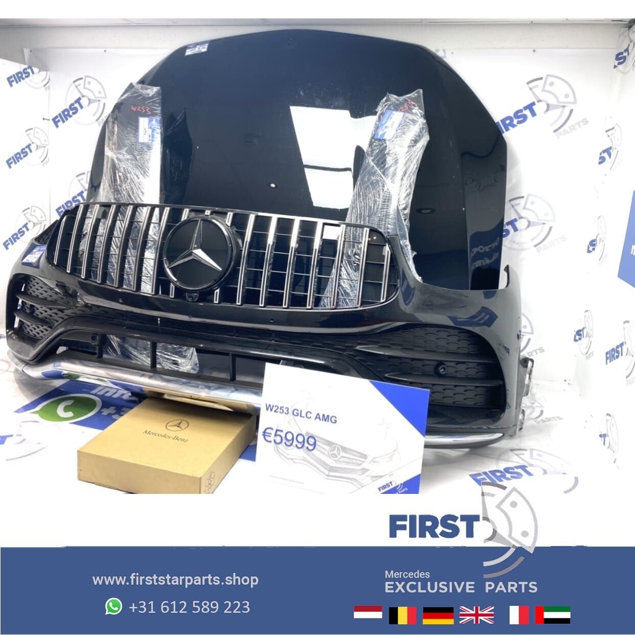 W253 C253 X253 FACELIFT GLC43 AMG VOORKOP ZWART WIT GRIJS OR, Utilisé, -, Avant, -