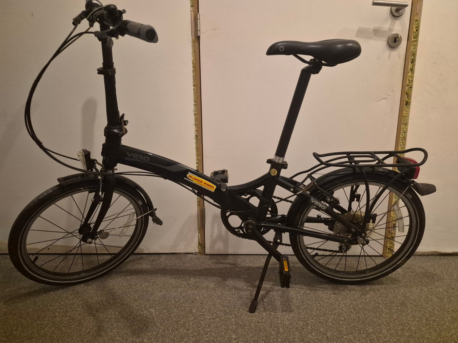 plooifiets, Fietsen en Brommers, Ophalen, Gebruikt, Totaal opvouwbaar, Versnellingen