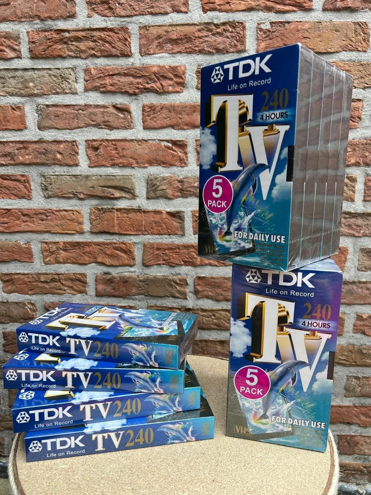 Lot 14 vhs tdk 240 - nieuw in blisters, Ophalen, Nieuw in verpakking, VHS