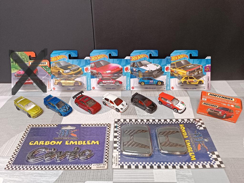 Honda Civic - Matchbox Hotwheels Hot Wheels - Tuning Custom, Ophalen of Verzenden, Zo goed als nieuw, Auto's