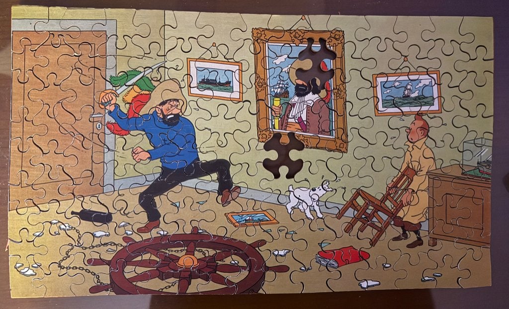 objet Hergé Tintin, Collections, Enlèvement, Tintin, Utilisé, Livre ou Jeu