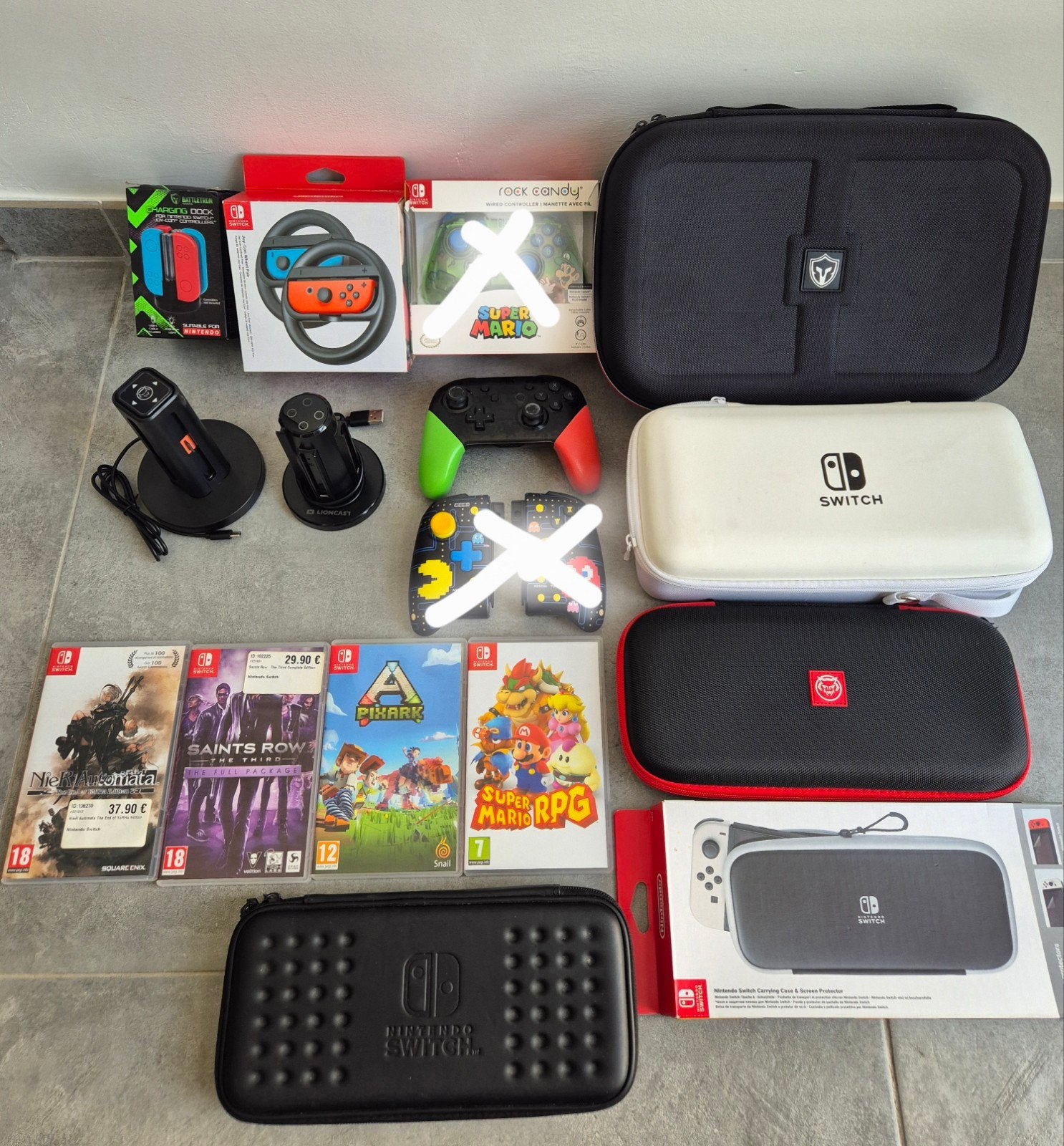 jeux et accessoires switch en excellent état, Consoles de jeu & Jeux vidéo, Enlèvement, Comme neuf