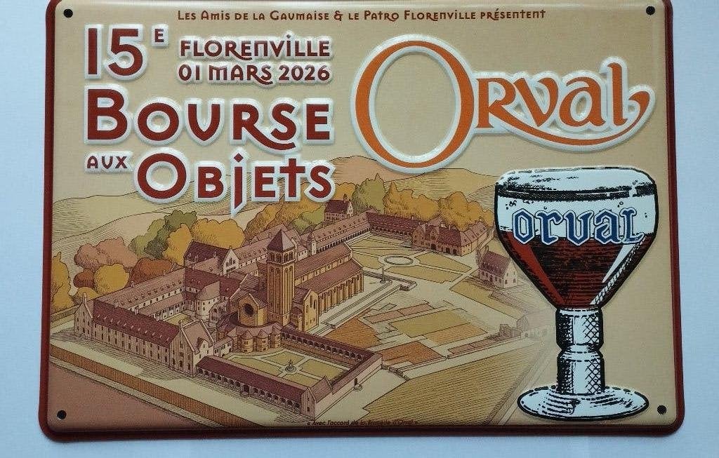 Plaque en tôle Orval, Enlèvement ou Envoi, Neuf, Panneau, Plaque ou Plaquette publicitaire