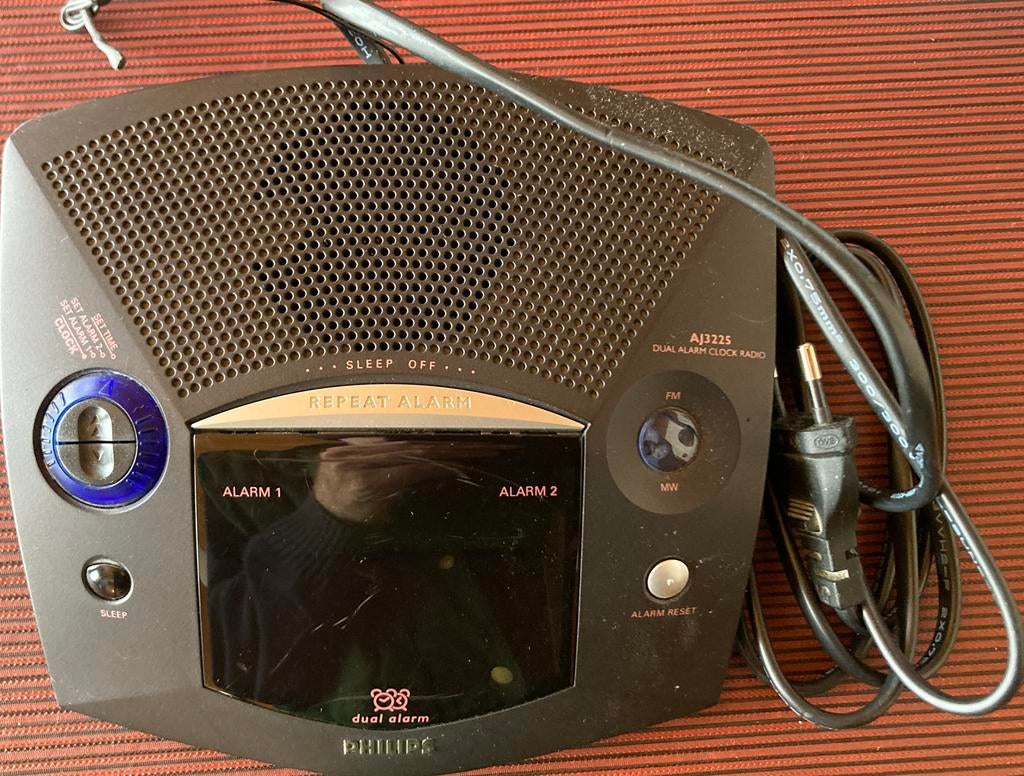 Wekker radio Philips, Ophalen, Gebruikt, Analoog