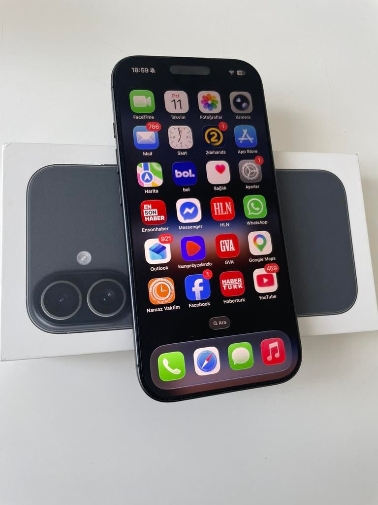 Iphone 17 (256gb) zwart + factuur (batterij 100%), Télécoms, Téléphonie mobile | Apple iPhone, Enlèvement ou Envoi, Comme neuf