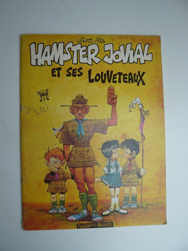 Bd HAMSTER JOVIAL ET SES LOUVETEAUX (EO tbe) de GOTLIB, Boeken, Stripverhalen, Gelezen, Eén stripboek, Ophalen of Verzenden