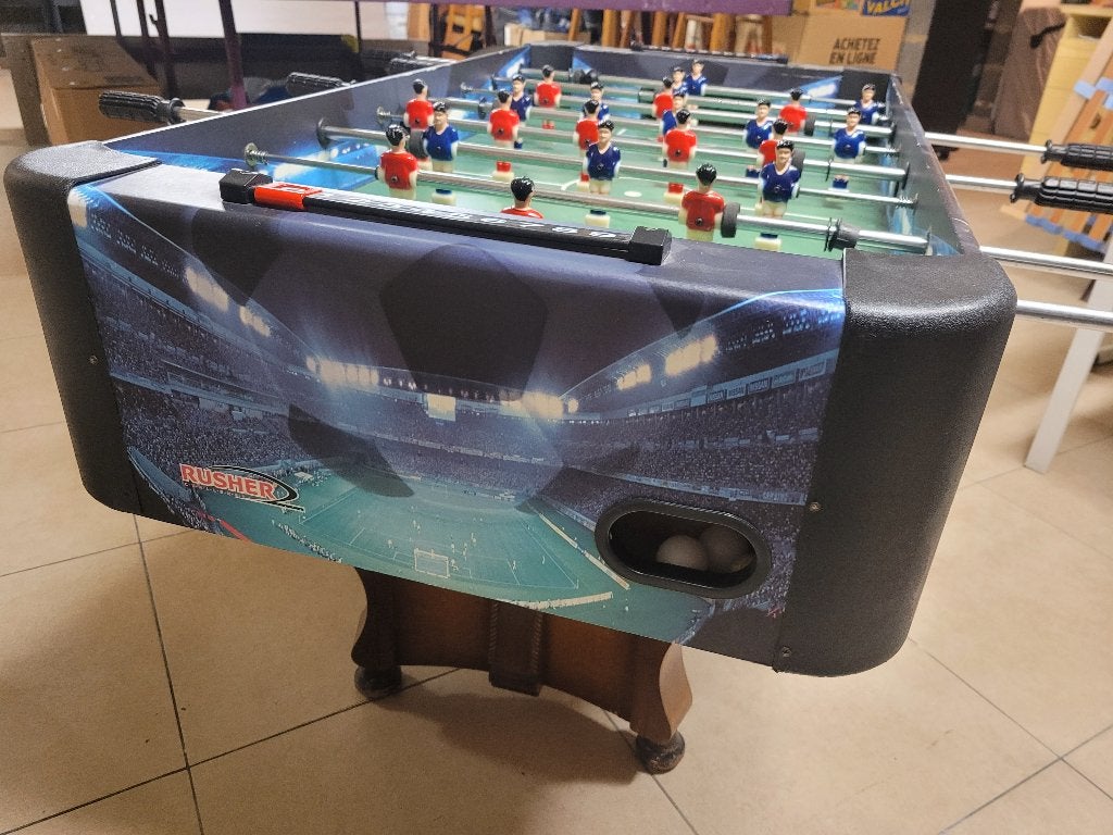 Table de baby-foot (sans pied) junior Rusher Challenge, Enlèvement, Utilisé