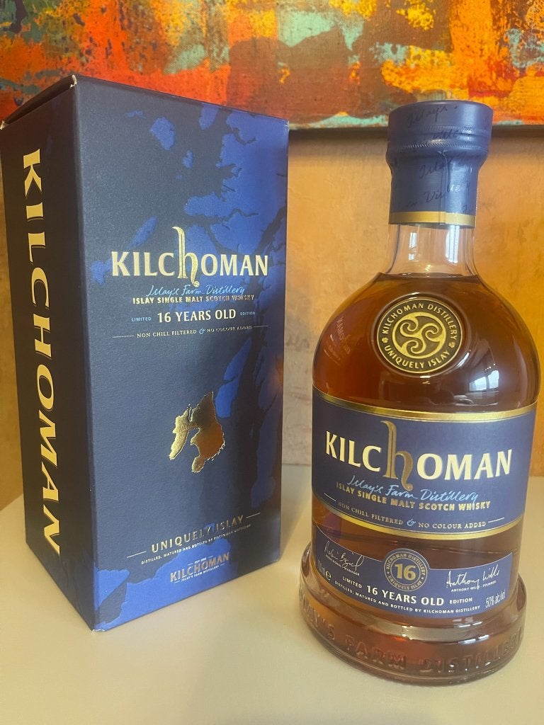 Kilchoman 16 ans Single Malt Scotch Whisky 50%vol. 0,7L, Verzamelen, Verzenden
