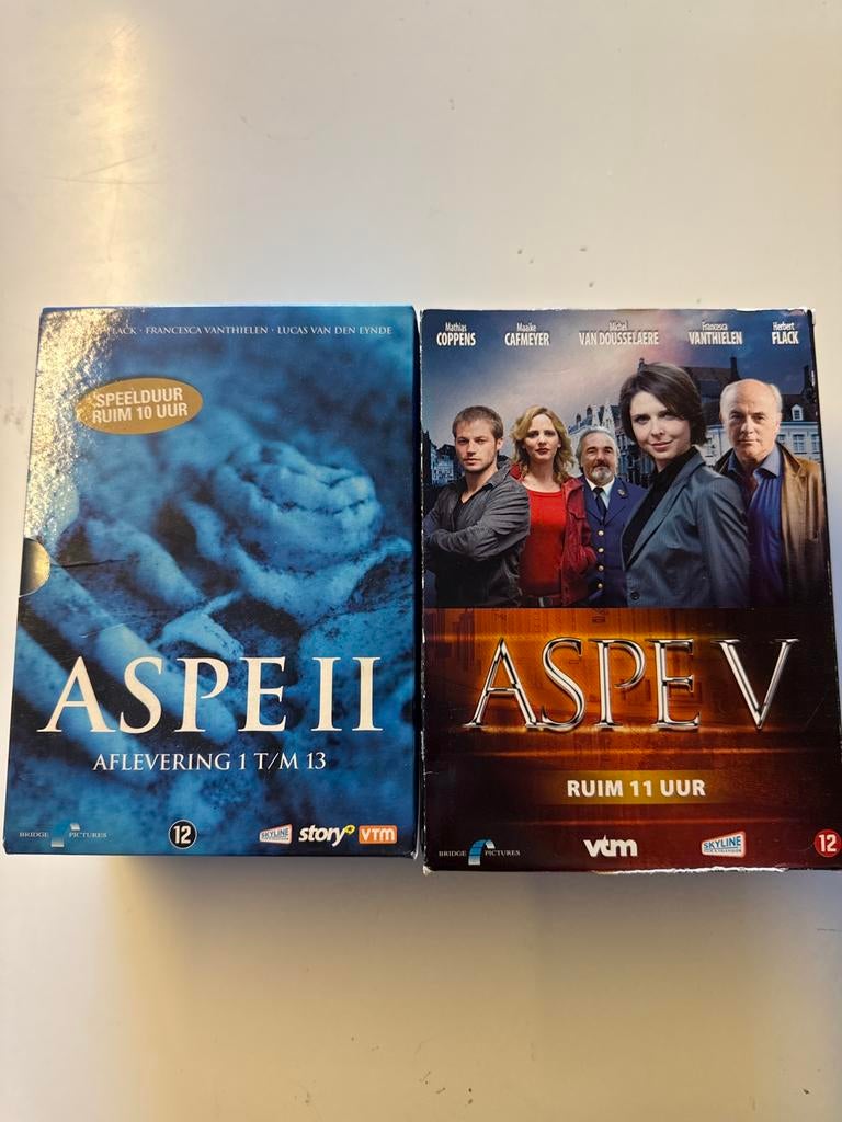 ASPE DVD boxen – seizoen II en V, Cd's en Dvd's, Dvd's | Tv en Series, Ophalen, Zo goed als nieuw