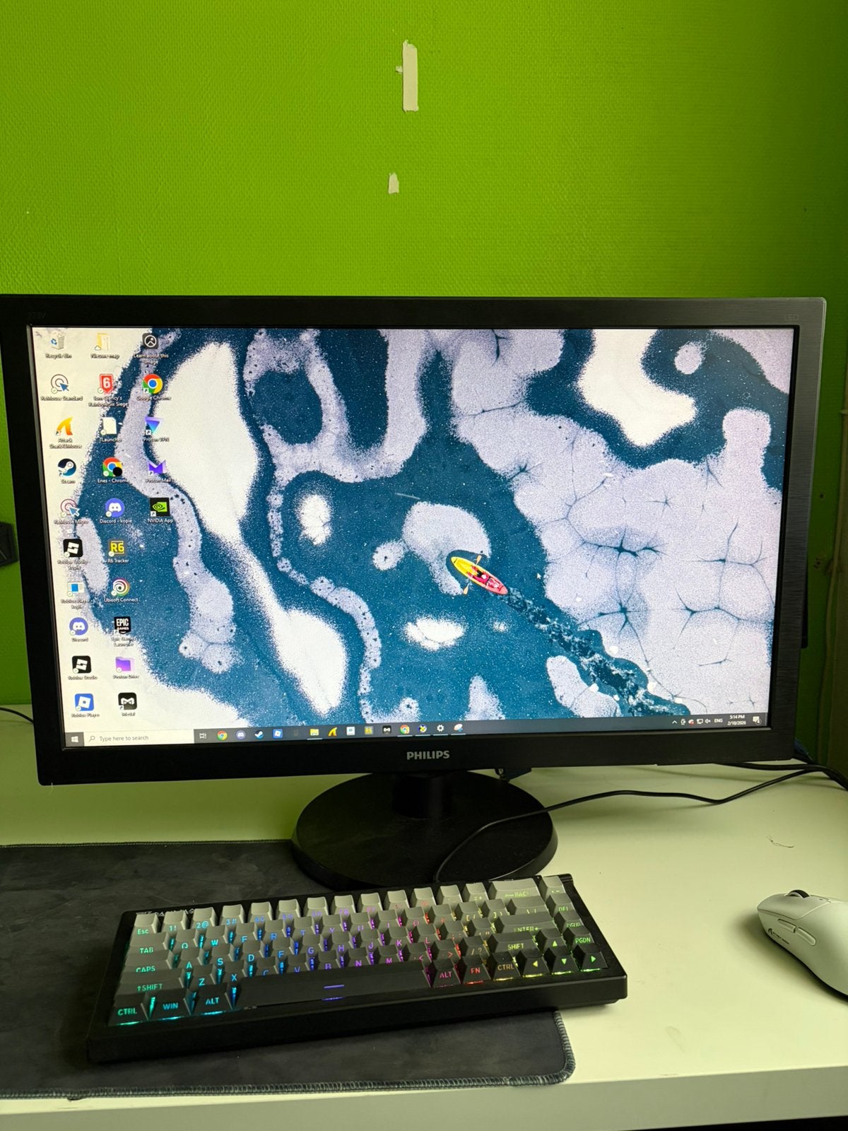 Philips 273V5L - 27" Full HD Monitor, Informatique & Logiciels, Enlèvement, Utilisé, LED, HDMI