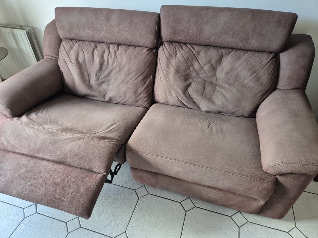 Ensemble de 2 canapés (dont un relax électrique), Maison & Meubles, Enlèvement, Utilisé