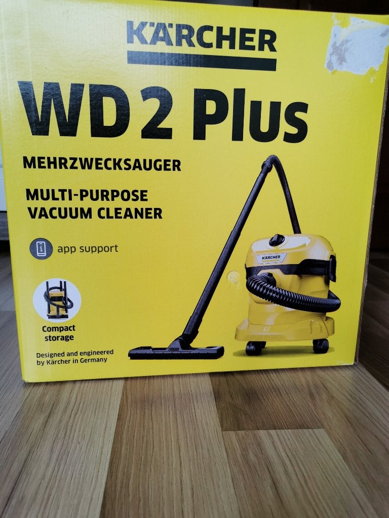 Stofzuiger Karcher WD 2 Plus - nieuw !, Ophalen, Nieuw