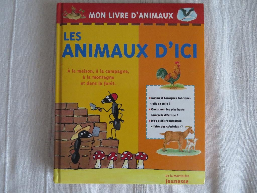 Educatief boek Les Animaux d'ici, Ophalen of Verzenden, Zo goed als nieuw, Jongen of Meisje, 5 of 6 jaar