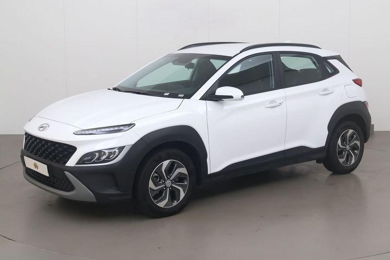 Hyundai KONA hybrid GDI premium 105 AT, Auto's, Automaat, 105 pk, Gebruikt, Overige bekleding