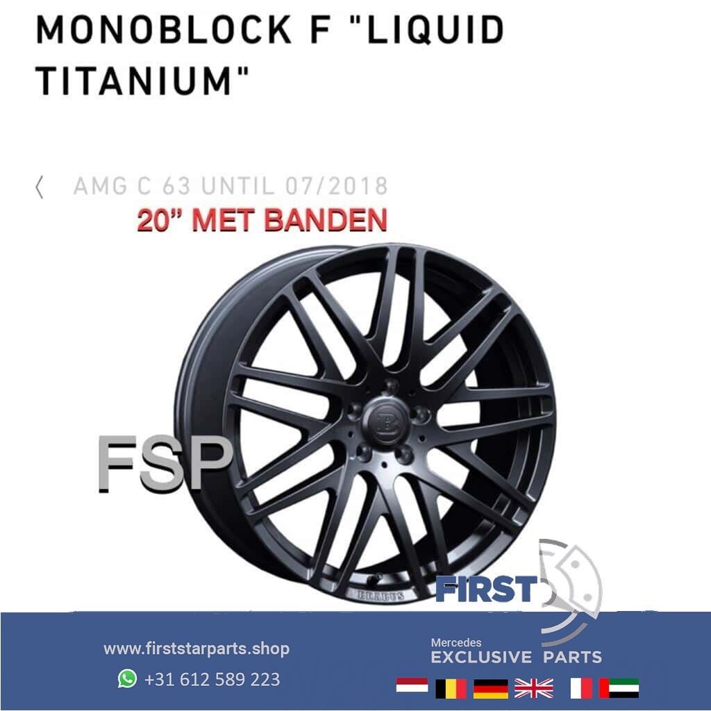 W205 C63 S BRABUS 600 PAKKET COMPLEET Origineel Mercedes C K, Enlèvement ou Envoi, -, -, -