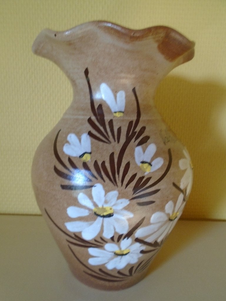 Vaas Vallauris 21cm, Maison & Meubles, Accessoires pour la Maison | Vases, 21 cm, Comme neuf, Pierre/céramique, Marron