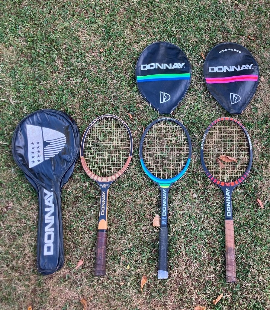 Raquettes de tennis Donnay vintage, Enlèvement ou Envoi, Utilisé, Raquette, Autres marques