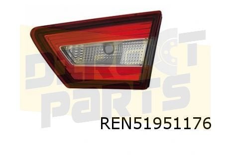 Renault Clio IV (1/13-9/16) Achterlicht Rechts binnen Origin, -, -, Nieuw, -