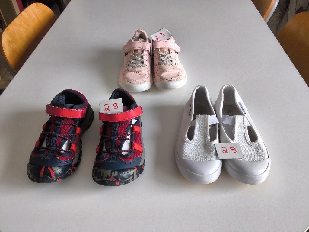 Baskets - sandales randonnées - baby gym enfants /Pt. 29, Garçon ou Fille, Enlèvement ou Envoi, Utilisé, Chaussures
