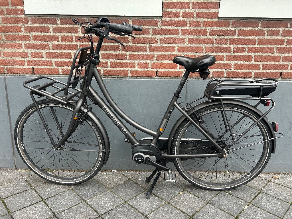 Vélo de transport électrique Cortina U4, 47 à 51 cm, 50 km par batterie ou plus, Comme neuf, Enlèvement
