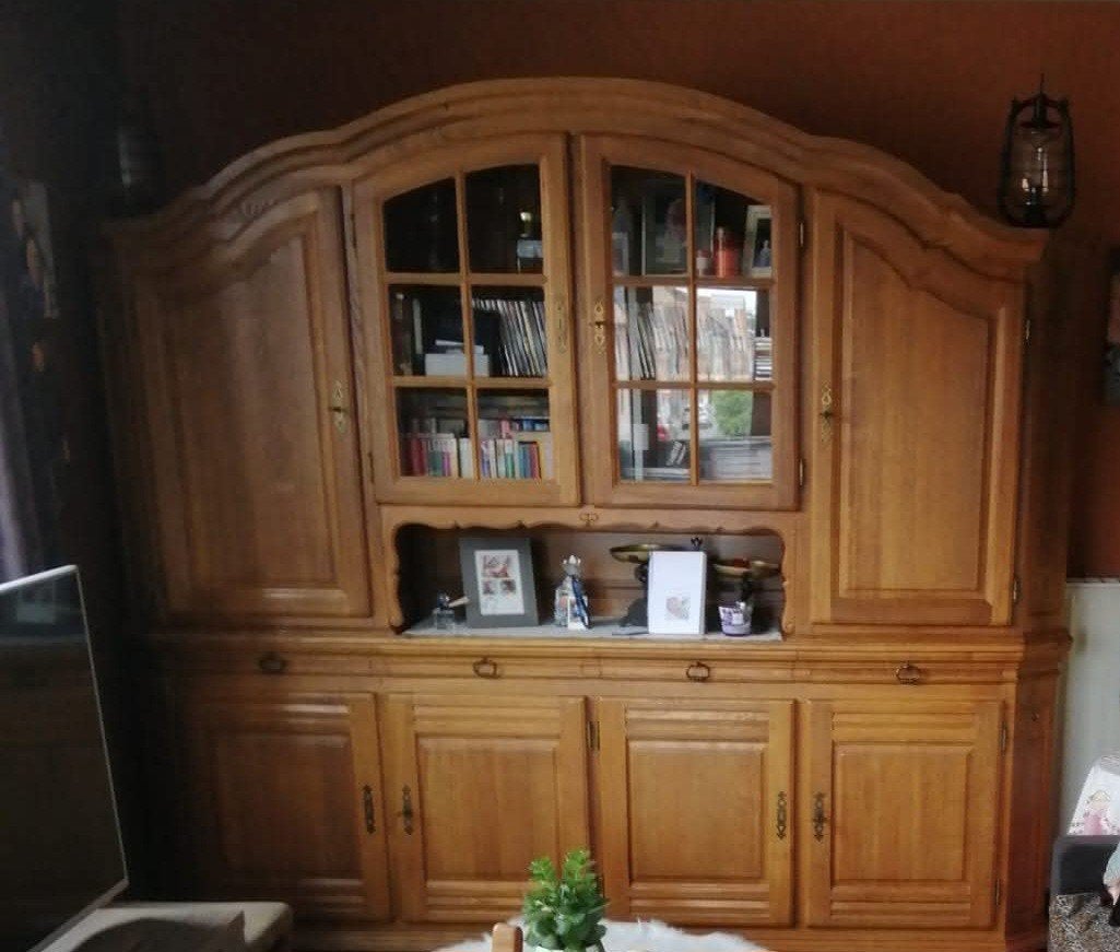 eiken kast, Ophalen