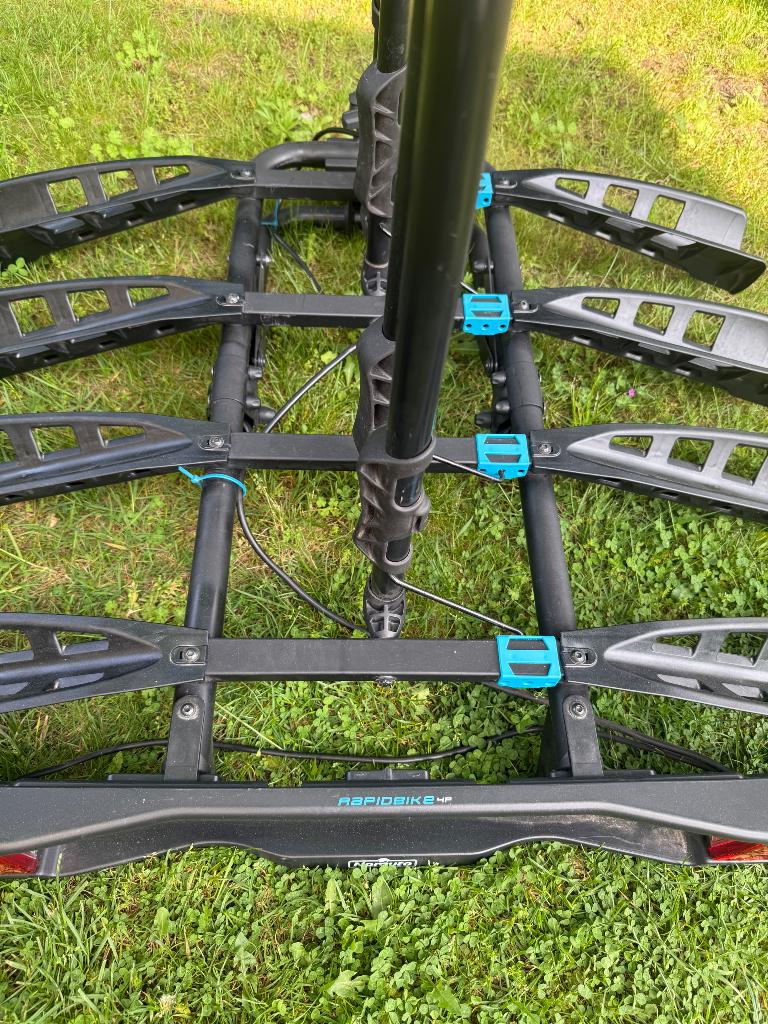 Fietsenrek 4 fietsen trekhaak, Auto diversen, Fietsendragers, Ophalen, 3 fietsen of meer, Zo goed als nieuw, Trekhaakdrager