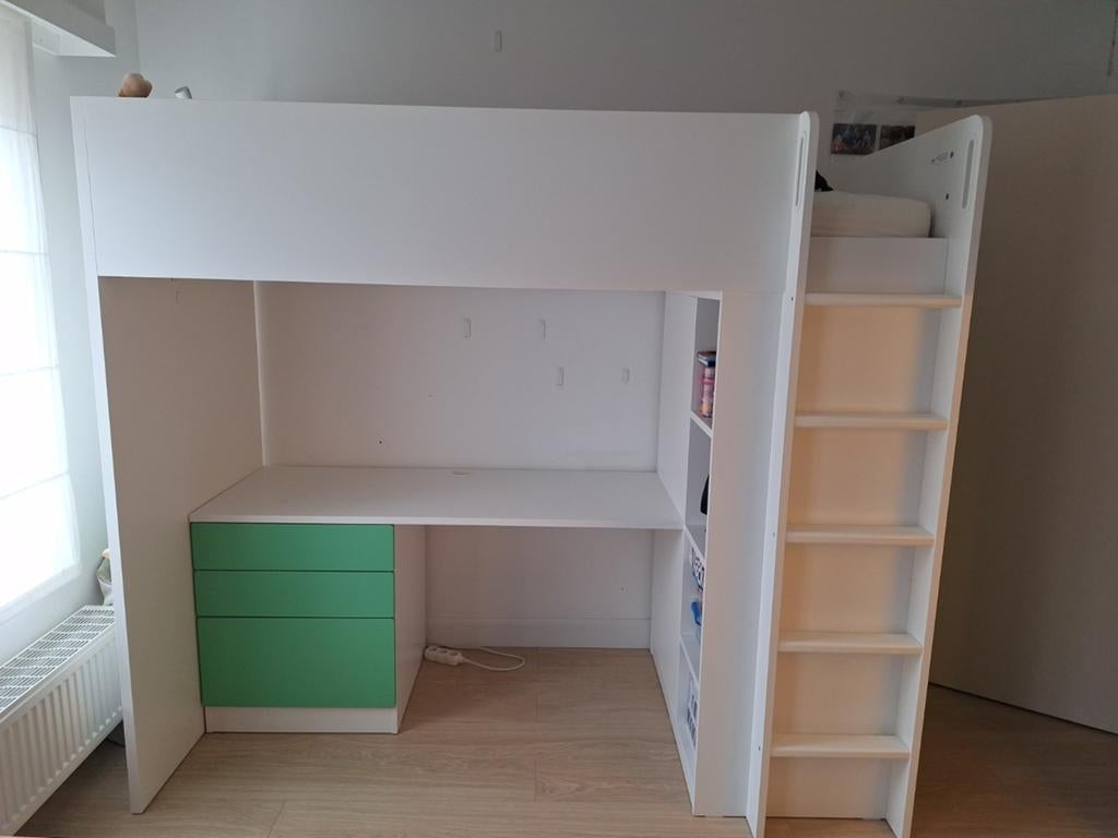 Hoogslaper Ikea 90x200 cm, Kinderen en Baby's, Kinderkamer | Stapelbedden en Hoogslapers, Hoogslaper, Ophalen