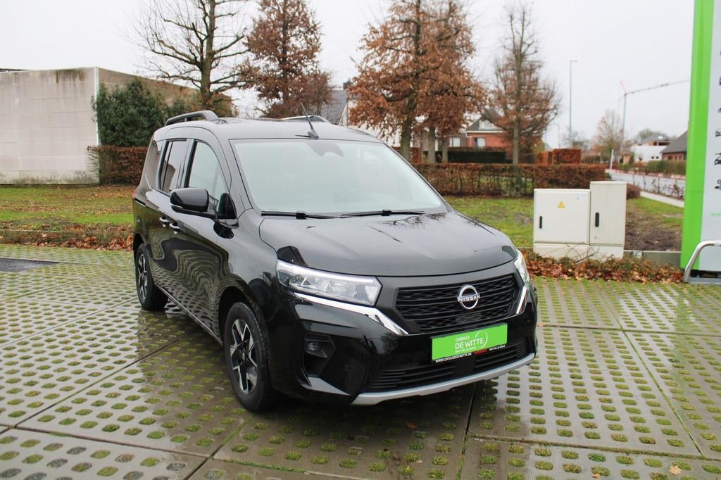 Nissan Townstar COMBI L1H1 TEKNA, Leder en Stof, Zwart, Nieuw, 131 pk
