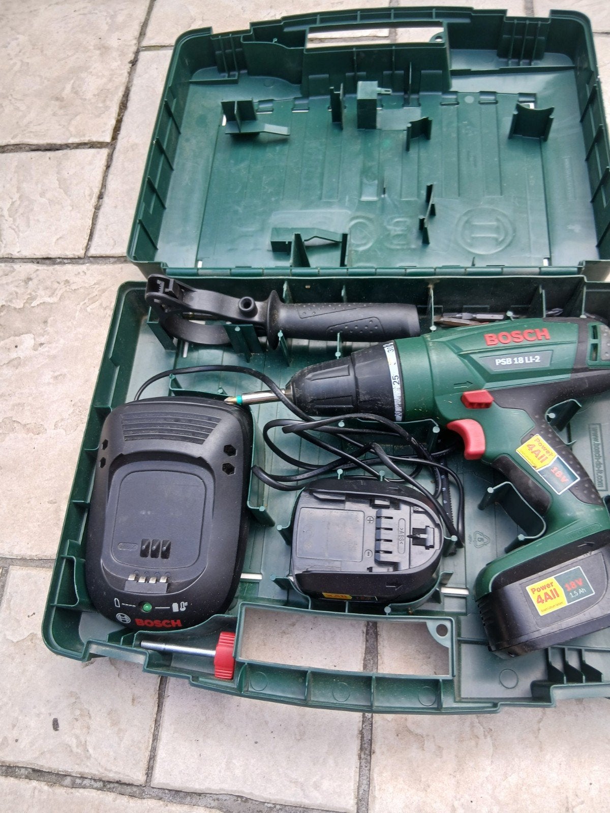 Bosch vijsmachine, Ophalen
