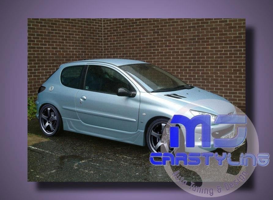 Peugeot 206 - Sideskirts, Autos : Divers, Tuning & Styling, Enlèvement ou Envoi