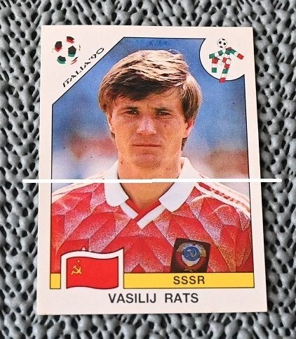 Panini Italia 90 SSSR Vasilij Rats, Verzenden, Nieuw, Poster, Plaatje of Sticker