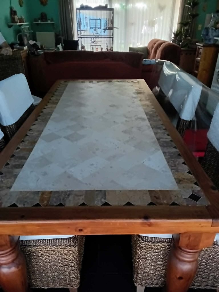 mexicaanse eettafel, Ophalen, 50 tot 100 cm, Zo goed als nieuw, Vijf personen of meer