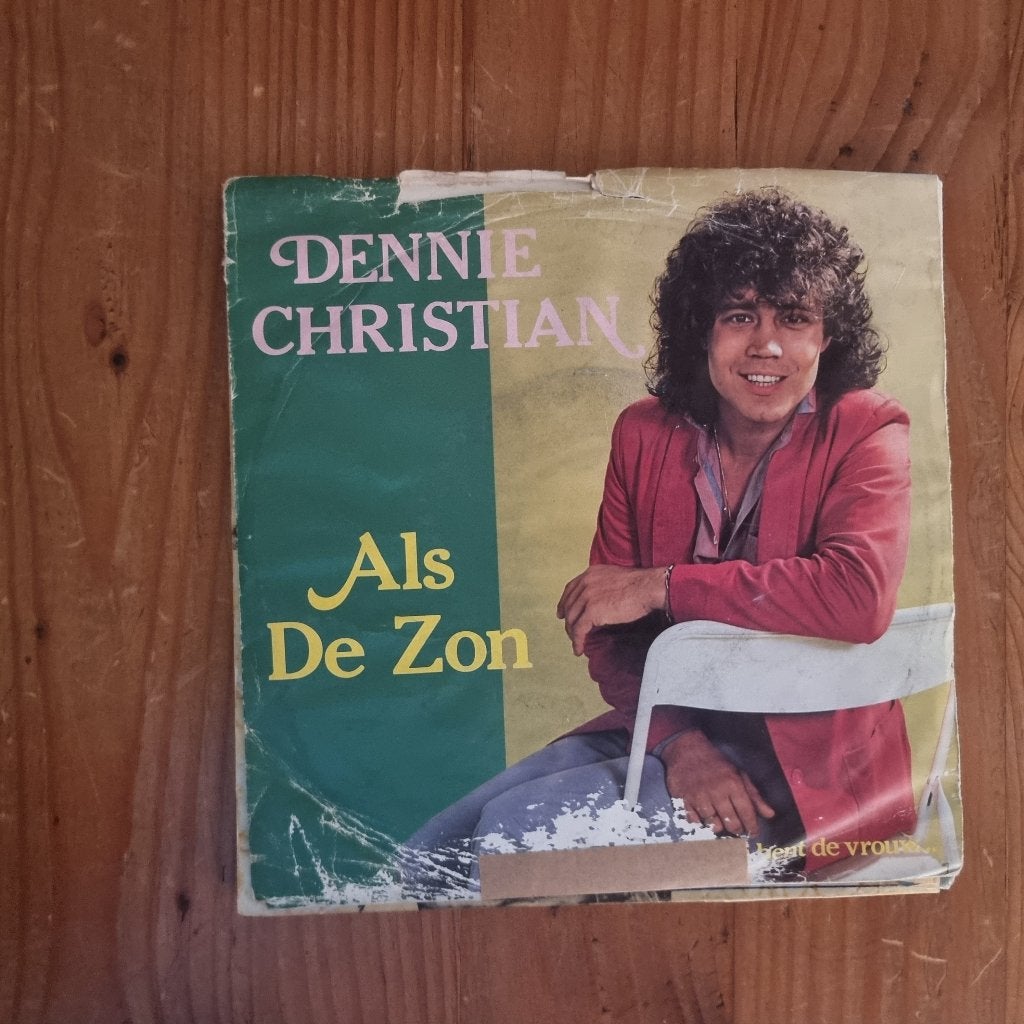 7" Dennie Christian - Als de zon, CD & DVD, Vinyles Singles, Enlèvement ou Envoi, Utilisé, 7 inch, En néerlandais