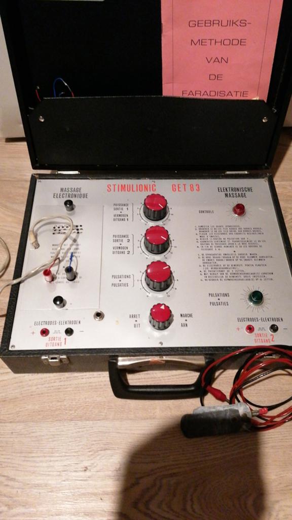 Massage apparaat, Tens, Elektro therapie, Ophalen, Apparaat