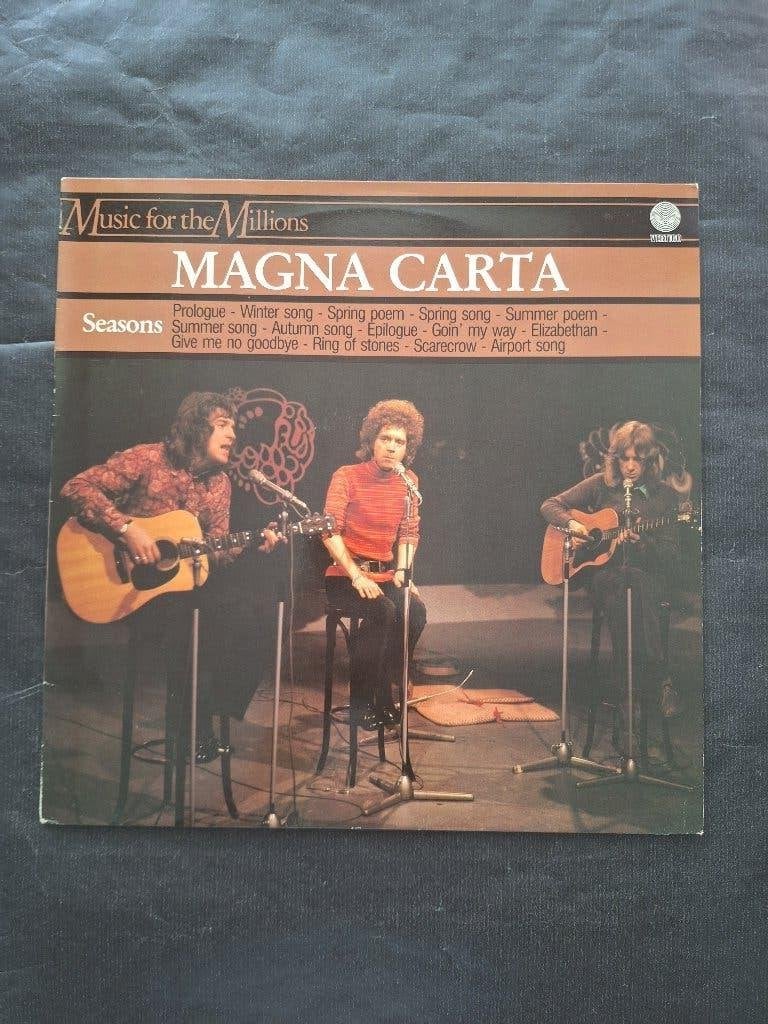 MAGNA CARTA "Seasons" folkrock LP (1970) Reïssue, Cd's en Dvd's, Vinyl | Rock, LP, Inclusief binnenhoes, Gebruikt, Ophalen of Verzenden