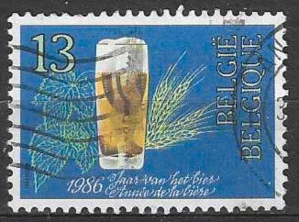 Belgique 1986 - Yvert/OBP 2230 - Bière belge (ST), Timbres & Monnaies, Envoi, Affranchi, Oblitéré