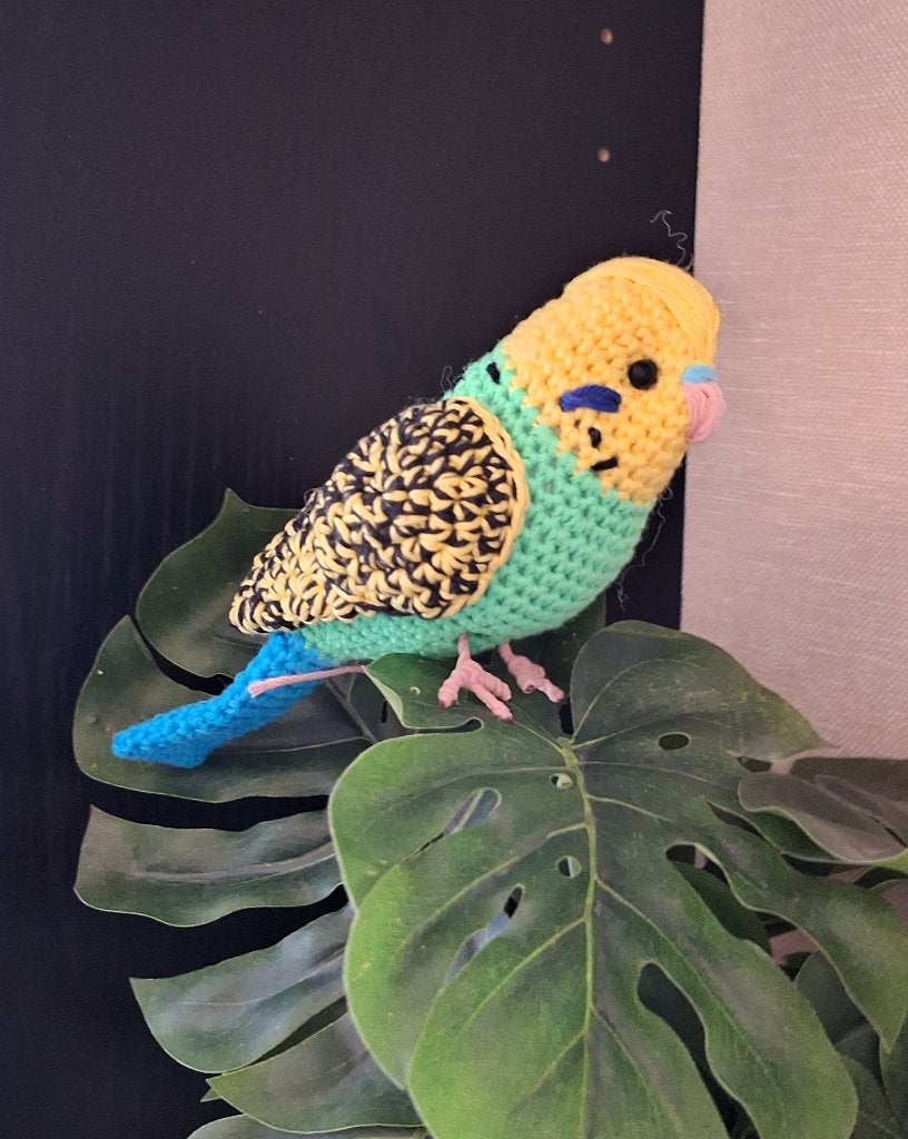 Decoratie Grasparkiet parkiet vogel, Huis en Inrichting, Meerkleurig, Overige materialen, Verzenden, Overige stijlen