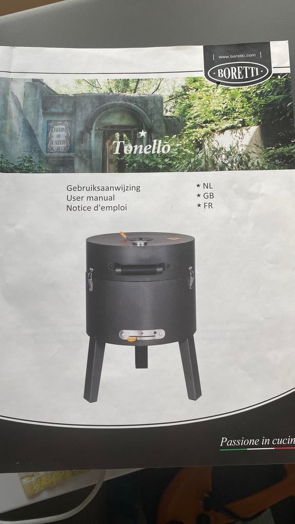 Bbq boretti klein- nooit gebruikt, Tuin en Terras, Ophalen, Nieuw