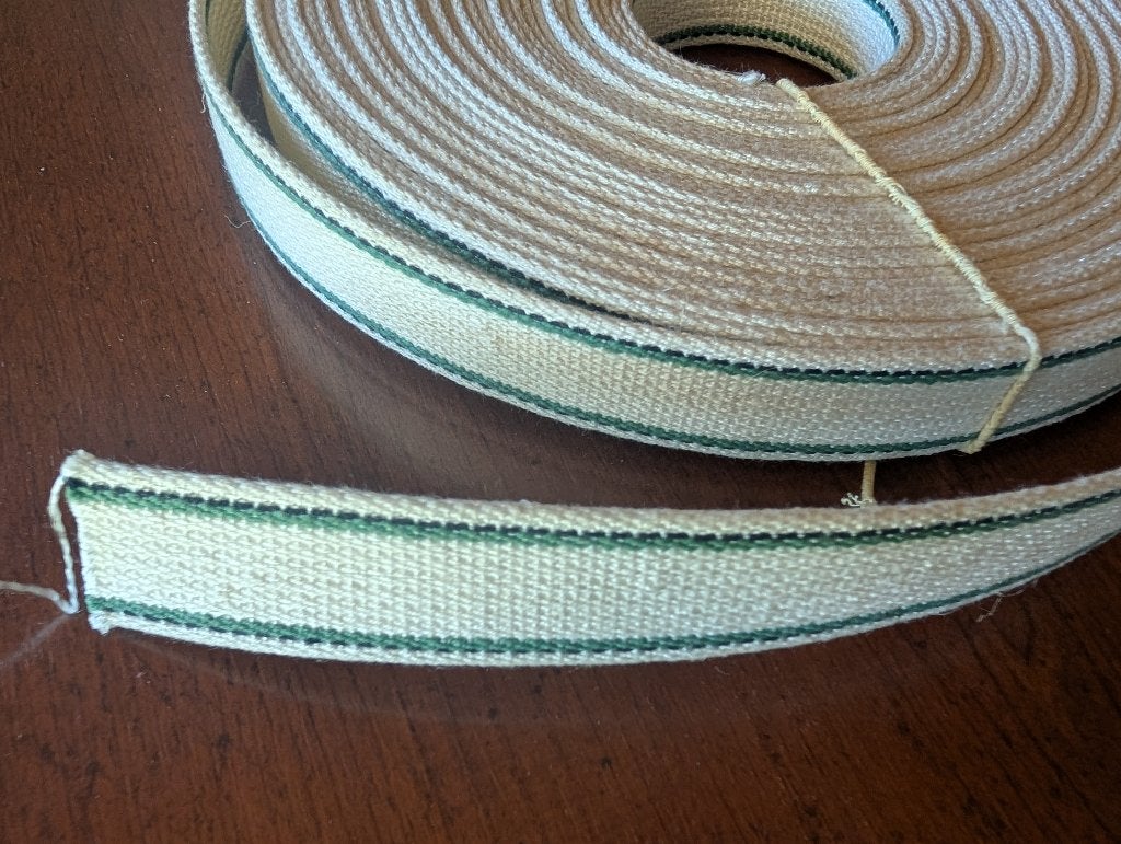 Rolluiklint / Rolluikband - 12 meter (22 mm breed), Doe-het-zelf en Bouw, Rolluiken, Ophalen of Verzenden, Wit