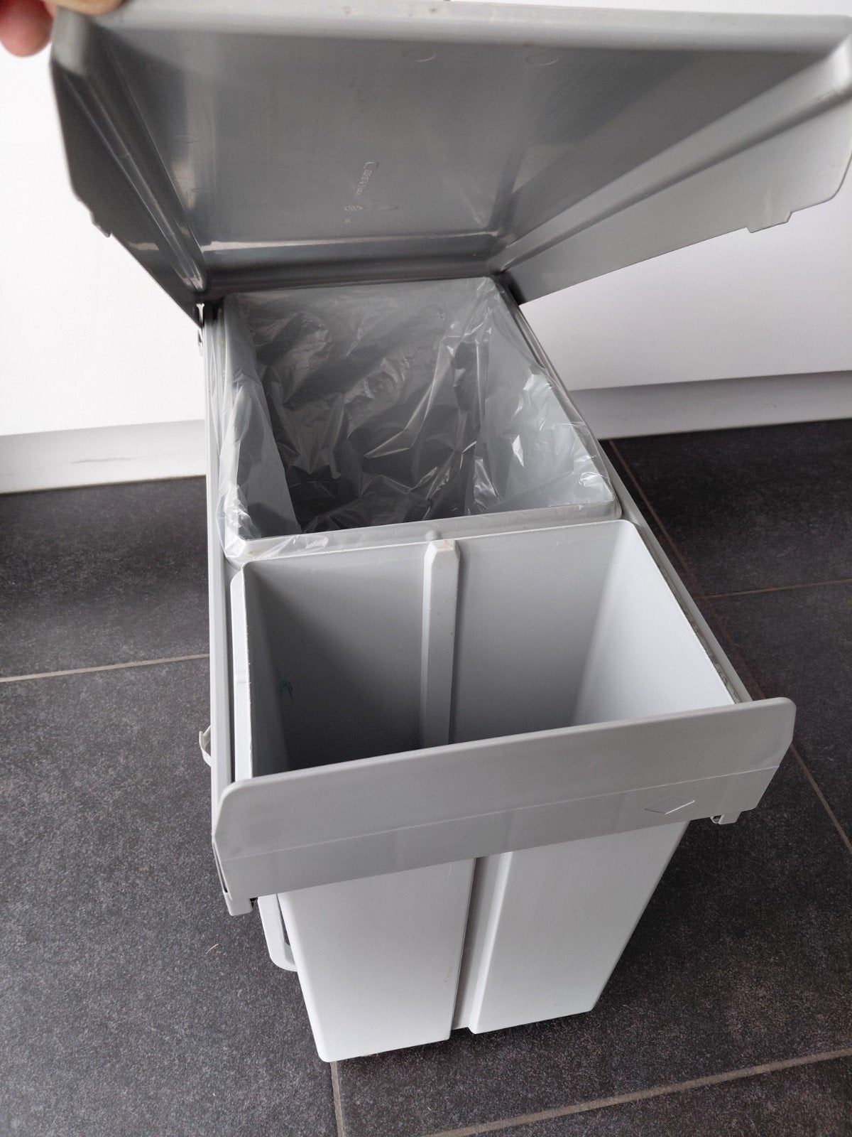 Trieur de déchets/poubelle extensible, Neuf, Synthétique, Enlèvement, 5 – 50