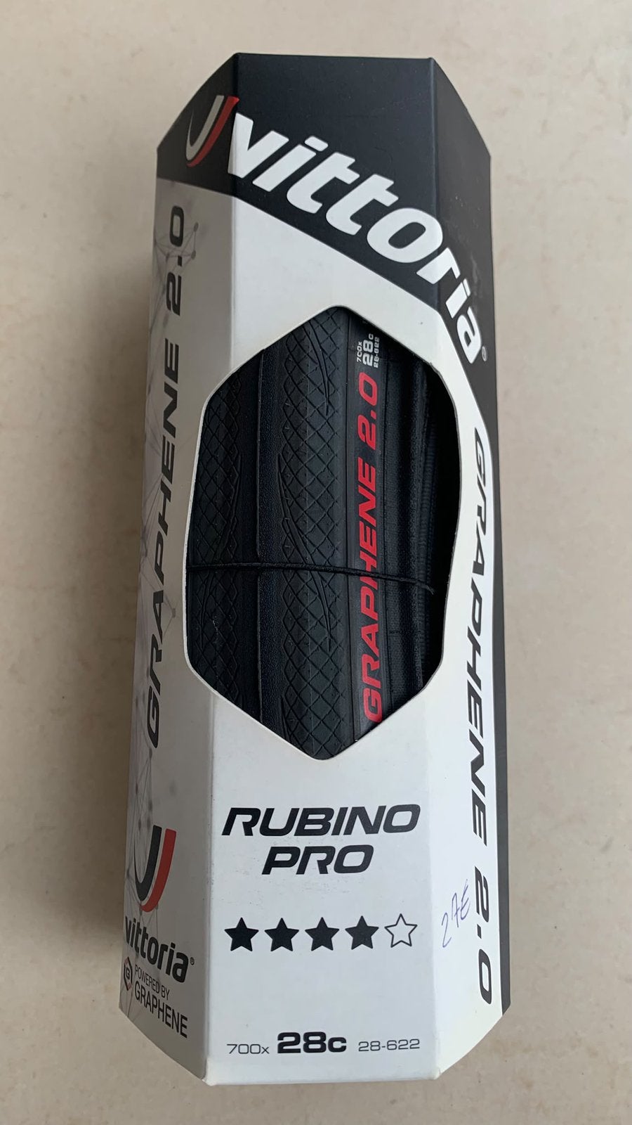 Buitenband Vittoria Rubino pro Graphene 2.0 700x28c, Fietsen en Brommers, Ophalen, Nieuw