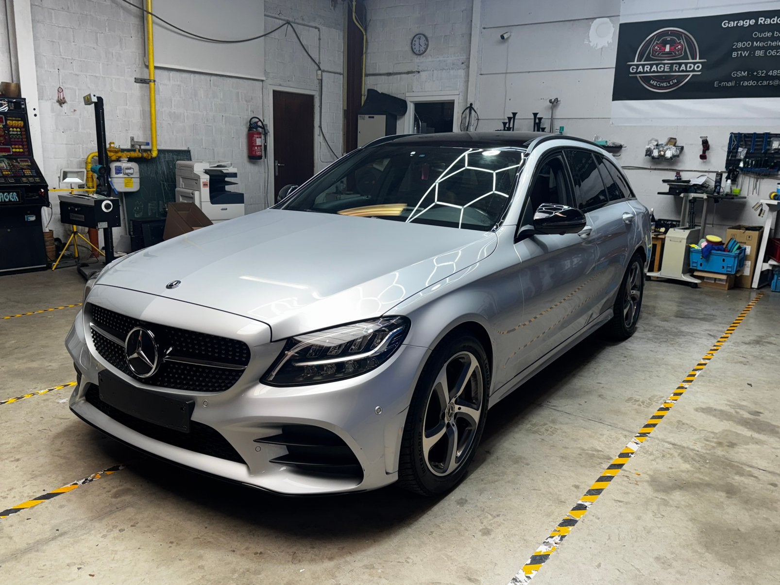 Pack AMG pour Mercedes C160, Autos, Cuir, Argent ou Gris, Achat, Euro 6