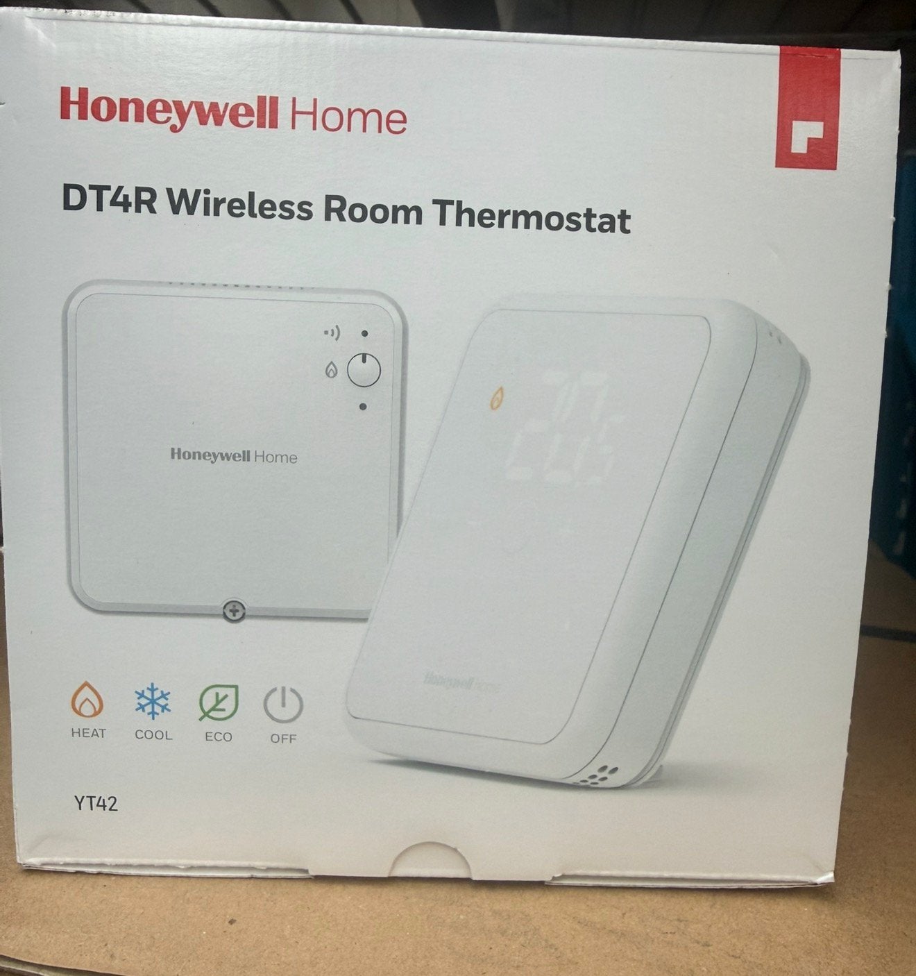 Thermostat d'ambiance sans fil Honeywell DT4R, Enlèvement, Comme neuf
