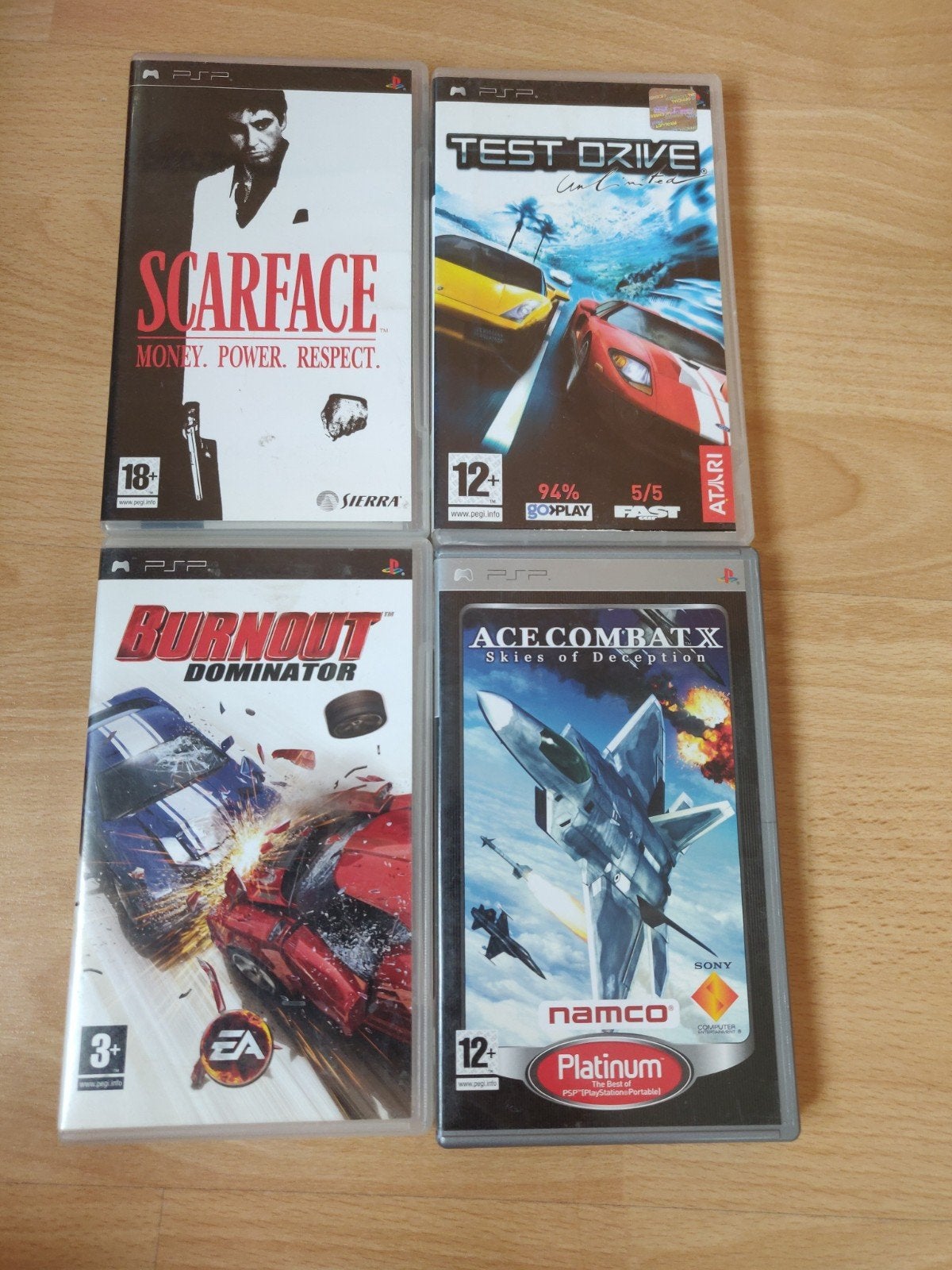 4 psp games, Ophalen of Verzenden