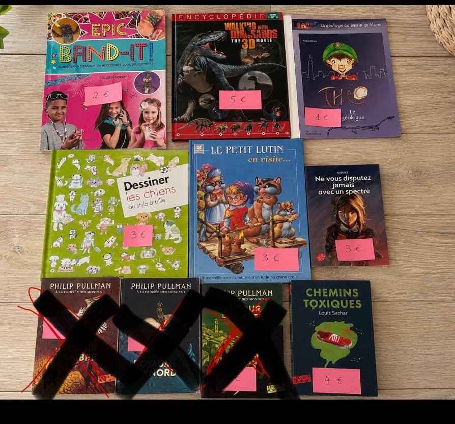 Lot de livres, Enlèvement, Comme neuf