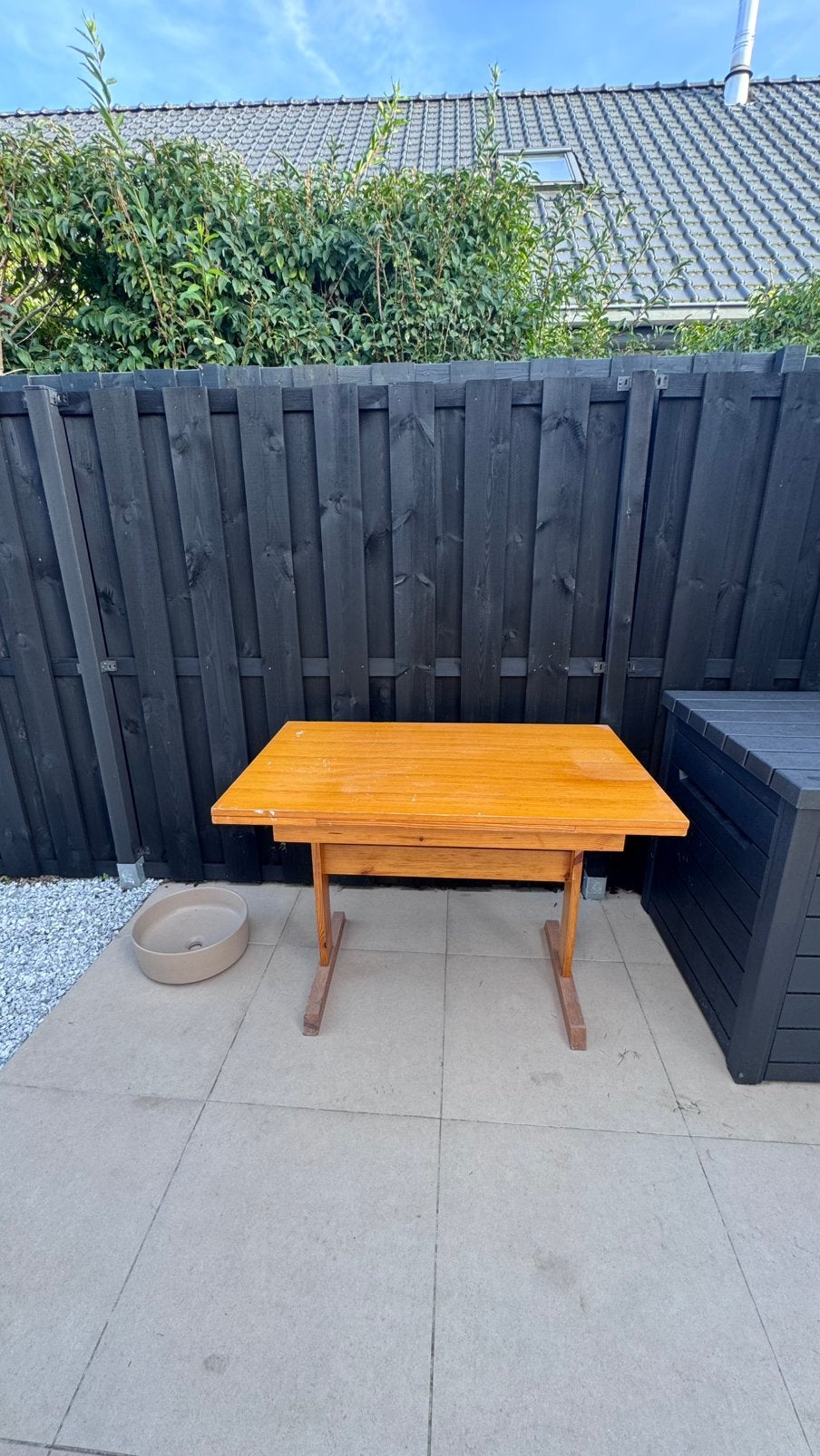Uittrekbare eettafel, Huis en Inrichting, Ophalen, Gebruikt